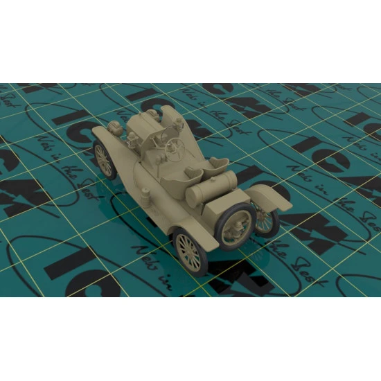 FORD PLASTIC MODEL T 1913 SPEEDSTER AMERICAN SPORT CAR 1/24 SCALE ICM 24015