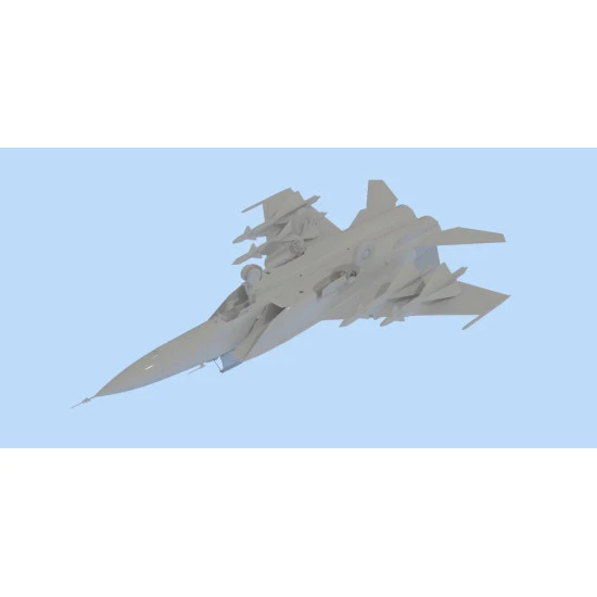 MIG-25 PD SOVIET INTERCEPTOR FIGHTER PLASTIC MODEL KIT SCALE 1/48 ICM 48903
