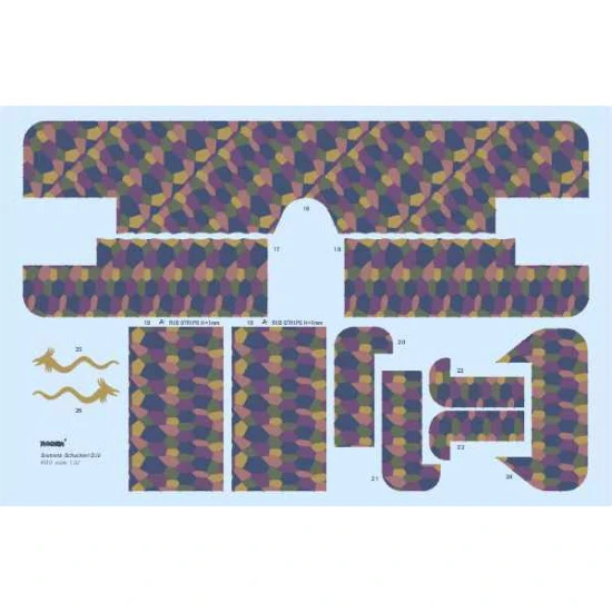 Siemens Schuckert D.III German Fighter biplane WWI 1/32 Roden 610