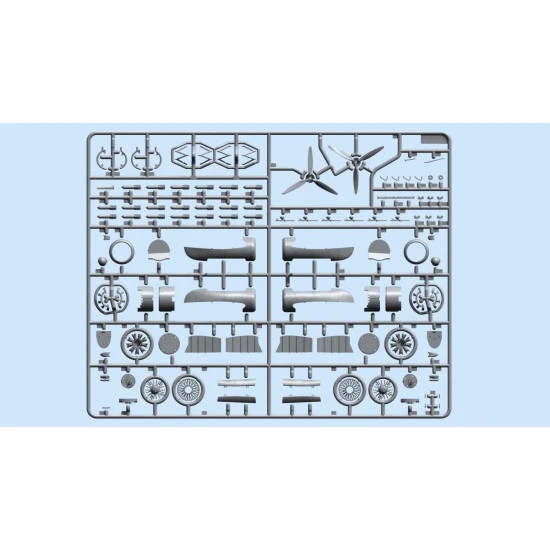 DO 17Z-7 WWII GERMAN NIGHT FIGHTER PLASTIC AIRCRAFT KIT SCALE 1/72 ICM 72307