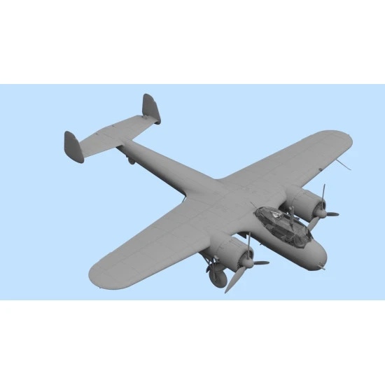 DO 17Z-7 WWII GERMAN NIGHT FIGHTER PLASTIC AIRCRAFT KIT SCALE 1/72 ICM 72307