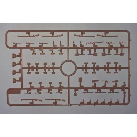 Us Stock Plastic Model Building Wwi Turkich Infantry Weapons And Equipment 1/35 Icm 35699