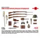 PLASTIC MODEL BUILDING WWI TURKICH INFANTRY WEAPONS and EQUIPMENT 1/35 ICM 35699