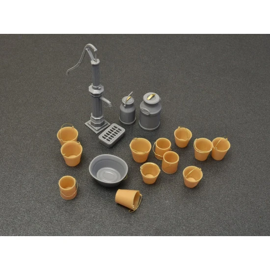 WATER PUMP SET - PLASTIC MODEL KIT SCALE 1/35 MINIART 35578