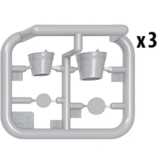 WATER PUMP SET - PLASTIC MODEL KIT SCALE 1/35 MINIART 35578