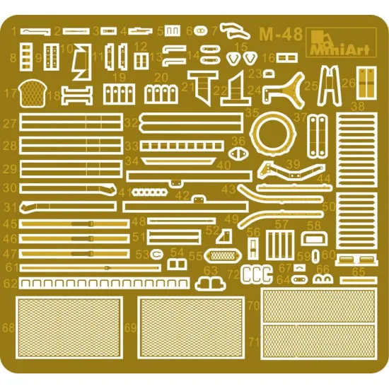 T-55A EARLY Mod. 1965. INTERIOR KIT - PLASTIC MODEL KIT SCALE 1/35 MINIART 37016