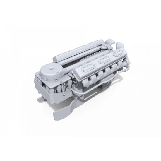 V-54 ENGINE FOR T-54 TANK FAMILY - PLASTIC MODEL KIT SCALE 1/35 MINIART 37006