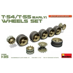 T-54, T-55 (EARLY) WHEELS SET - PLASTIC MODEL KIT SCALE 1/35 MINIART 37056