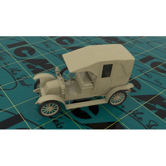 TAXI DE LA MARNE 1914 FRENCH CAR WWI 1/35 scale ICM 35659
