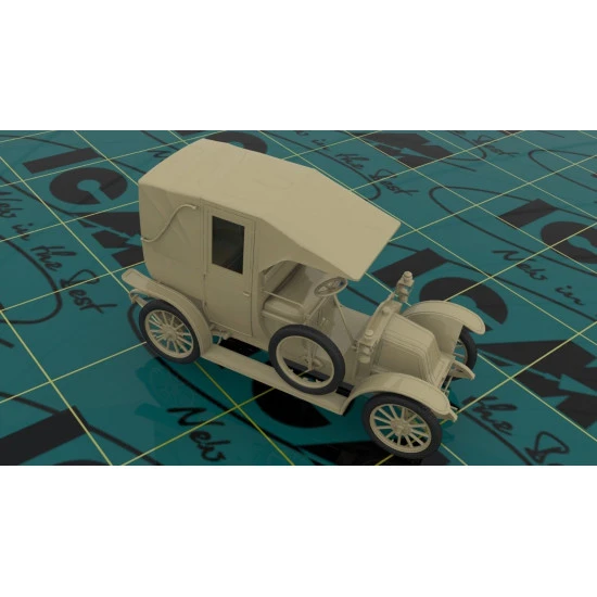 TAXI DE LA MARNE 1914 FRENCH CAR WWI 1/35 scale ICM 35659