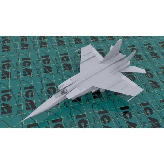MIG-25 RBF, SOVIET RECONNAISSANCE PLANE MODEL KIT AIRCRAFT 1/48 SCALE ICM 48904