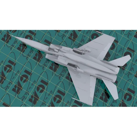 MIG-25 RBF, SOVIET RECONNAISSANCE PLANE MODEL KIT AIRCRAFT 1/48 SCALE ICM 48904
