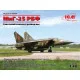 MIG-25 RBF, SOVIET RECONNAISSANCE PLANE MODEL KIT AIRCRAFT 1/48 SCALE ICM 48904