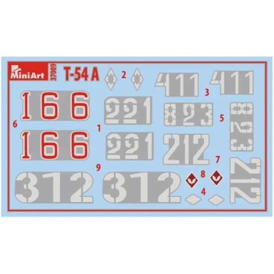 T-54A INTERIOR KIT - PLASTIC MODEL KIT SCALE 1/35 MINIART 37009 T-54A INTERIOR KIT - PLASTIC MODEL KIT SCALE 1/35 MINIART 37009