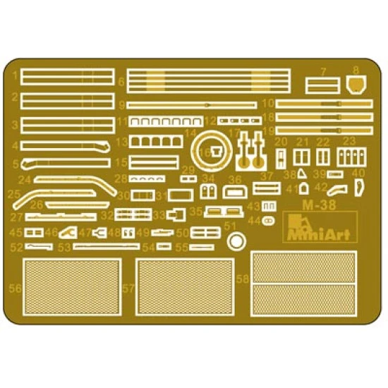 T-54A INTERIOR KIT - PLASTIC MODEL KIT SCALE 1/35 MINIART 37009 T-54A INTERIOR KIT - PLASTIC MODEL KIT SCALE 1/35 MINIART 37009
