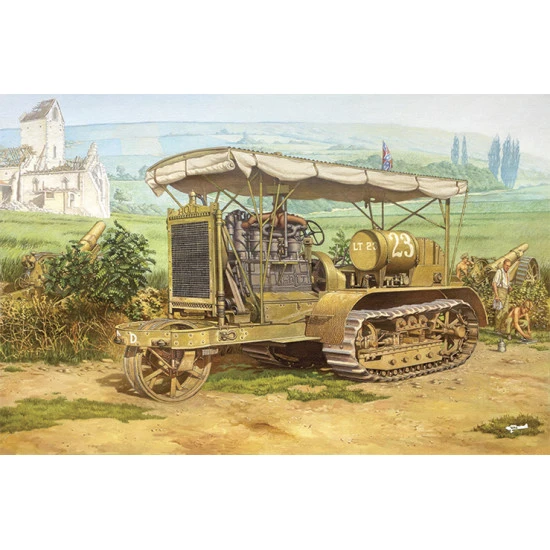HOLT 75 ARTILLERY TRACTOR US MILITARY PLASTIC MODEL KIT SCALE 1/35 RODEN 812 HOLT 75 ARTILLERY TRACTOR US MILITARY PLASTIC MODEL KIT SCALE 1/35 RODEN 812