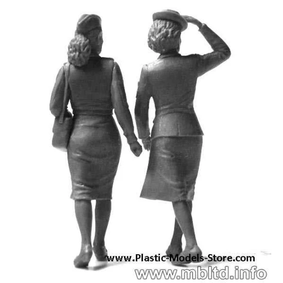 Women at War US Navy WAVES 4 fig 1/35 Master Box 3556