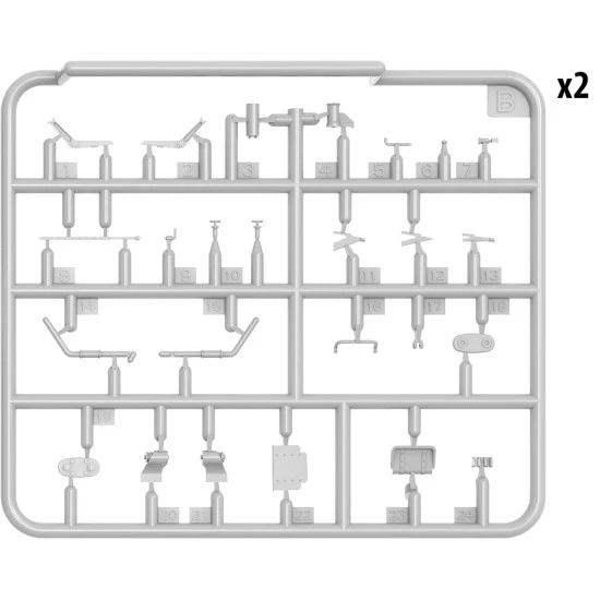 MINIART 35269 1/35 WW II GERMAN ROCKET LAUNCHER WITH 28CM WK SPR 32CM WK FLAMM