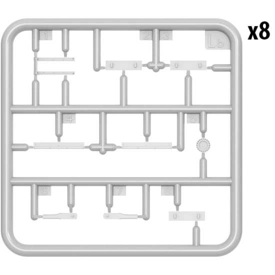 MINIART 35269 1/35 WW II GERMAN ROCKET LAUNCHER WITH 28CM WK SPR 32CM WK FLAMM