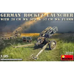 Us Stock Miniart 35269 1/35 Ww Ii German Rocket Launcher With 28cm Wk Spr 32cm Wk Flamm
