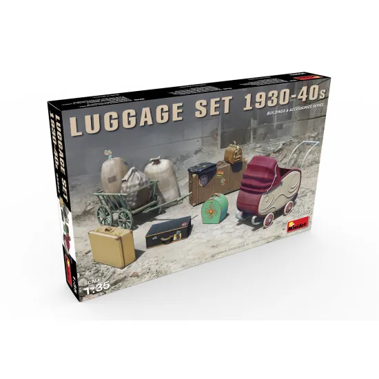 LUGGAGE SET 1930-1940s MINIART 35582 1/35 LUGGAGE SET 1930-1940s MINIART 35582 1/35