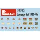 LUGGAGE SET 1930-1940s MINIART 35582 1/35 LUGGAGE SET 1930-1940s MINIART 35582 1/35