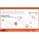 WORKABLE TRACK LINKS FOR T-55 RMSh EARLY TYPE 1/35 MINIART 37050 SCALE MODEL KIT