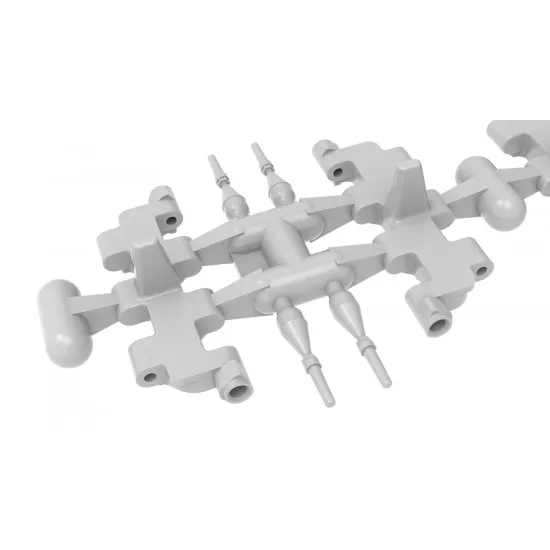 WORKABLE TRACK LINKS FOR T-55 RMSh EARLY TYPE 1/35 MINIART 37050 SCALE MODEL KIT