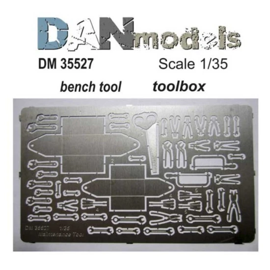 SCALE 1/35 BENCH TOOL TOOLBOX DAN MODELS 35527