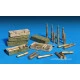 SOVIET 100-mm SHELLS w/AMMO BOXES 1/35 Miniart 35088