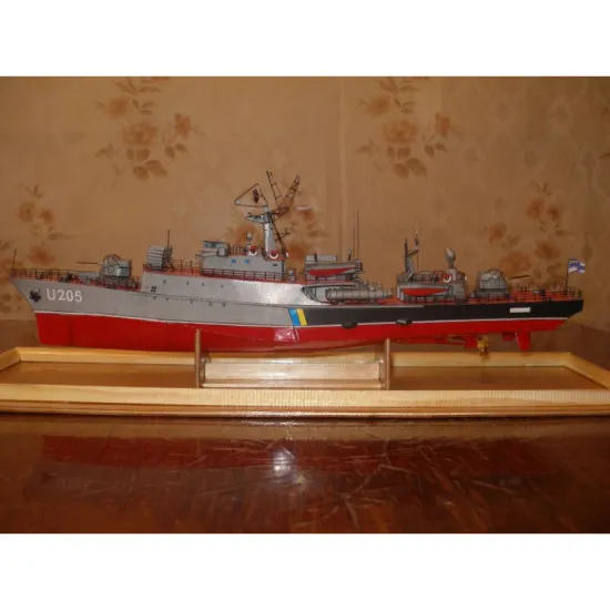 PAPER MODEL KIT MILITARY FLEET, CORVETTS CHERNIGOV AND VINNITSA 1/200 OREL 1