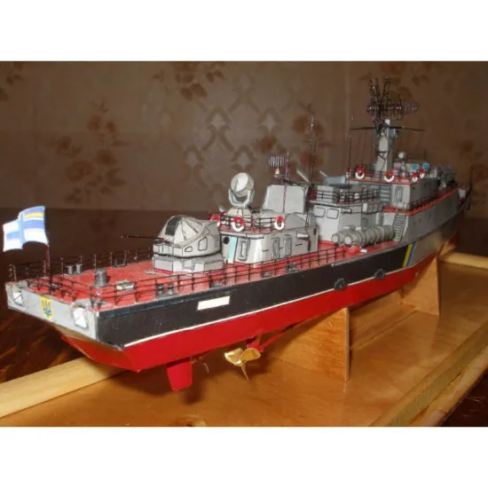 PAPER MODEL KIT MILITARY FLEET, CORVETTS CHERNIGOV AND VINNITSA 1/200 OREL 1