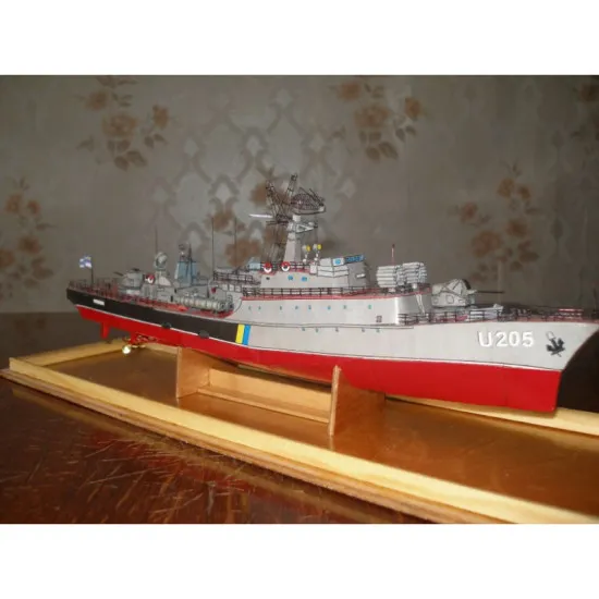 PAPER MODEL KIT MILITARY FLEET, CORVETTS CHERNIGOV AND VINNITSA 1/200 OREL 1