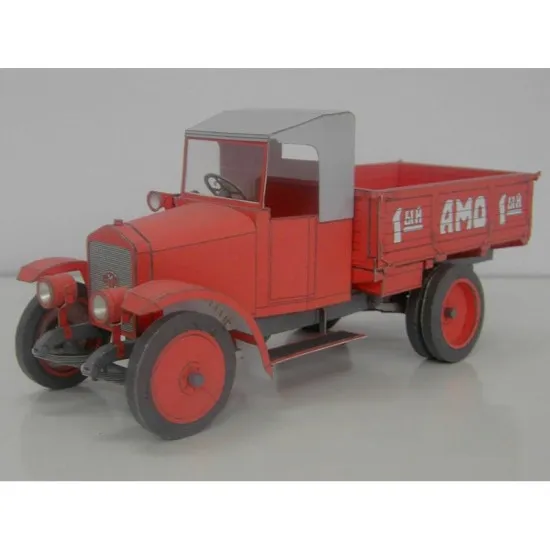 PAPER MODEL KIT CIVILIAN CARS TRUCK AMO F-15 1/25 OREL 8