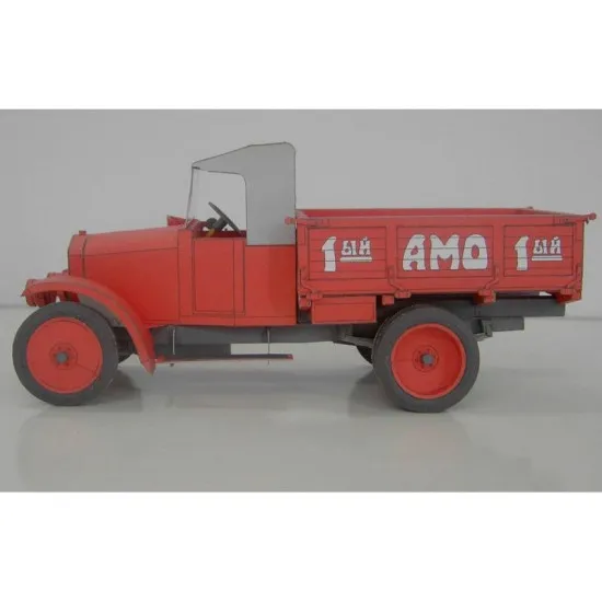 PAPER MODEL KIT CIVILIAN CARS TRUCK AMO F-15 1/25 OREL 8