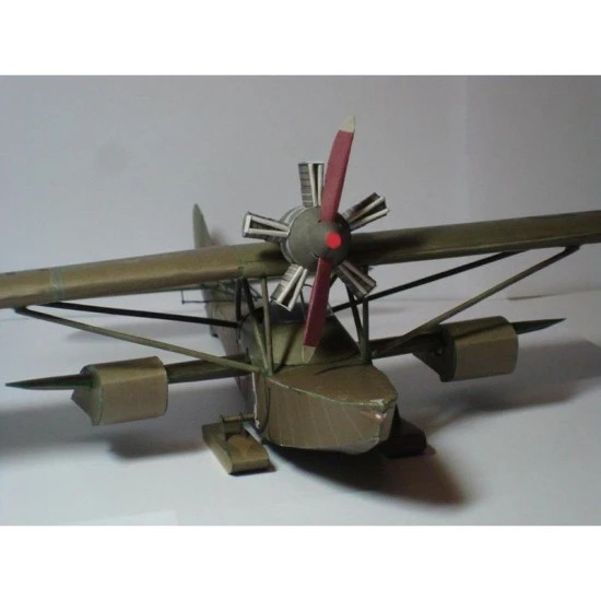PAPER MODEL KIT CIVIL AVIATION FLYING BOAT SH-2 1/33 OREL 11