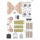 PAPER MODEL KIT MILITARY AVIATION FIGHTER SPY PLANE ANASAL 1/33 OREL 18