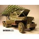 PAPER MODEL KIT MILITARY CARS , KATYUSHA ON STUDEBAKER-US6 CHASSIS 1/25 OREL 20