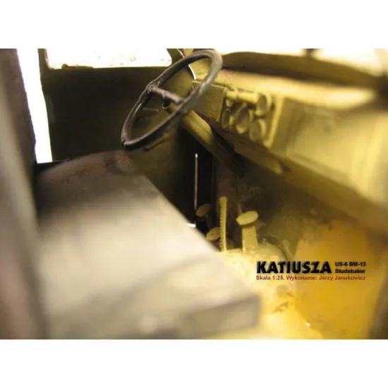 PAPER MODEL KIT MILITARY CARS , KATYUSHA ON STUDEBAKER-US6 CHASSIS 1/25 OREL 20