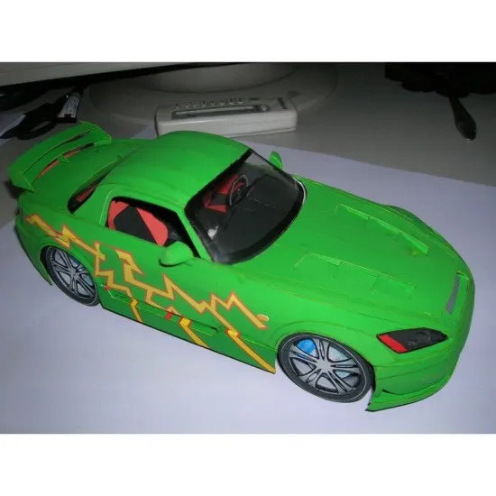 PAPER MODEL KIT CIVILIAN CARS TWO-SEATER CONVERTIBLE HONDA S2000 1/18 OREL 21