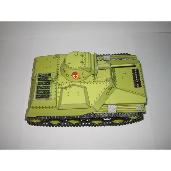 PAPER MODEL KIT MILITARY ARMOR TANK T-30 1/25 OREL 22