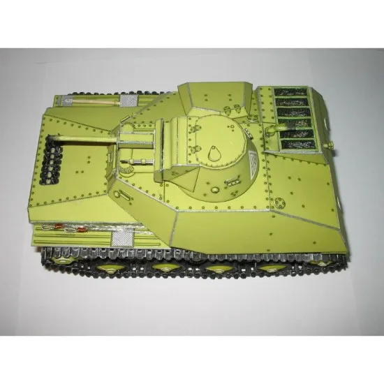 PAPER MODEL KIT MILITARY ARMOR TANK T-30 1/25 OREL 22