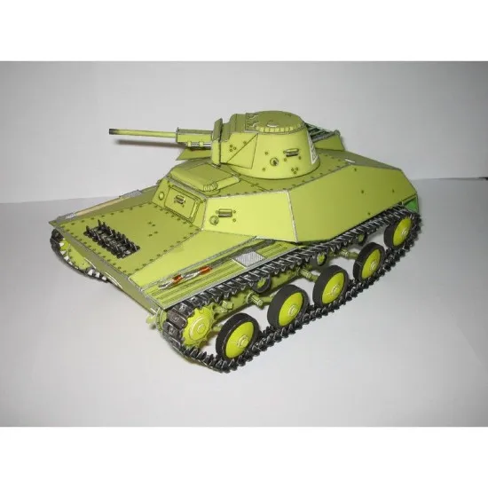 PAPER MODEL KIT MILITARY ARMOR TANK T-30 1/25 OREL 22