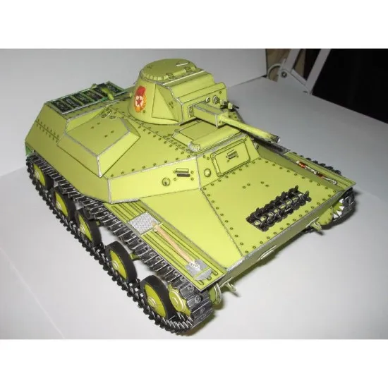 PAPER MODEL KIT MILITARY ARMOR TANK T-30 1/25 OREL 22