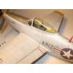 PAPER MODEL KIT MILITARY AVIATION FIGHTER AIRCRAFT P-51H 1/33 OREL 23