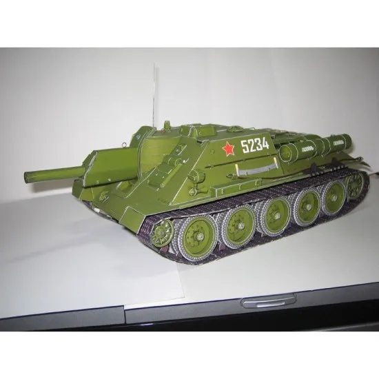 PAPER MODEL KIT MILITARY SELF-PROPELLED SU-122 1/25 OREL 25