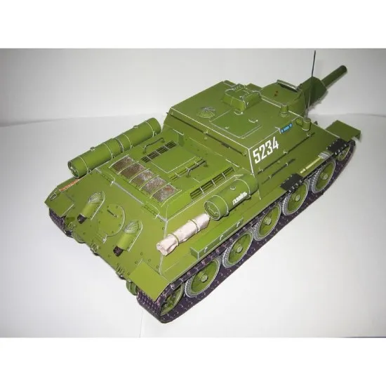 PAPER MODEL KIT MILITARY SELF-PROPELLED SU-122 1/25 OREL 25