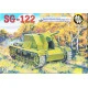 German 122 mm howitzer SG-122 SU-122 modification 1/72 Military Wheels 7253