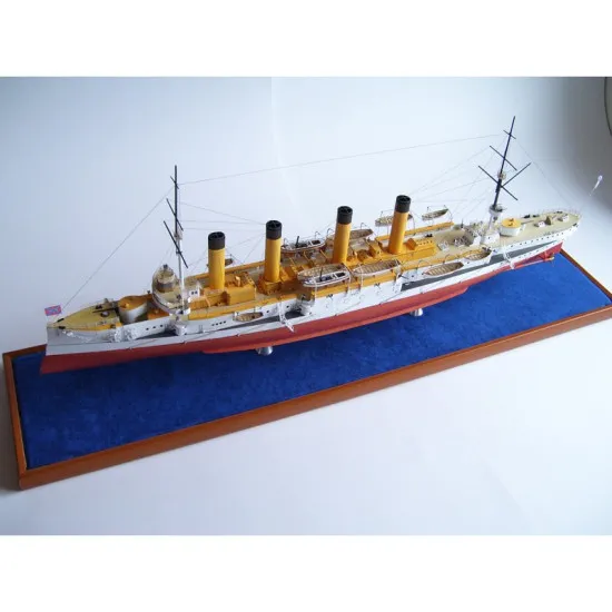 PAPER MODEL KIT MILITARY FLEET ARMORED CRUISER BAYAN OF I GRADE 1/200 OREL 34