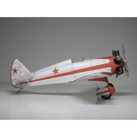 PAPER MODEL KIT MILITARY AVIATION TRAINING AIRCRAFT UT-1 (AIR-14) 1/33 OREL 38